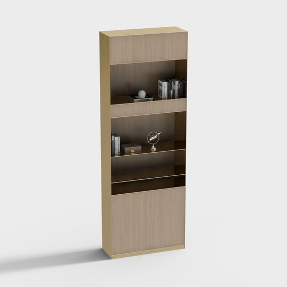 Urban Elegance Bookshelf 3D model