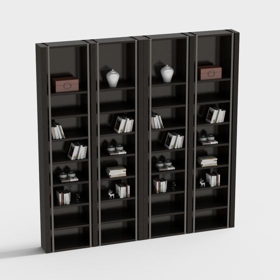 Urban Elegance Bookshelf 3D model