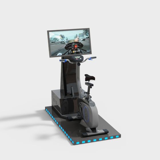 Virtual Fitness Station 3D model