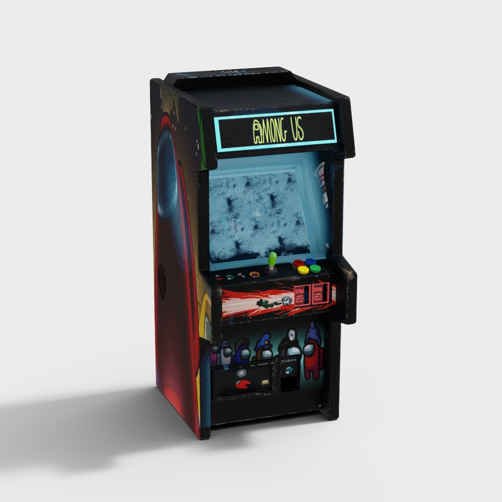 Among Us Arcade Machine 3D model