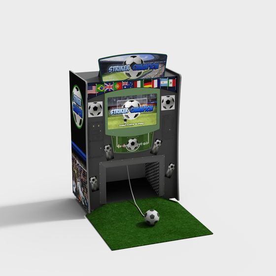 Striker Champion Arcade 3D model for Creative Projects