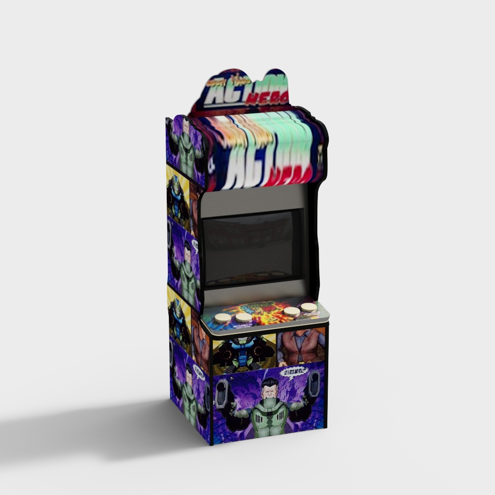Arcade Hero Machine 3D model