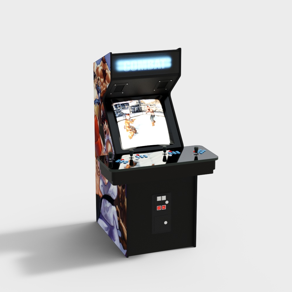 Video Game City Fighting Game Console