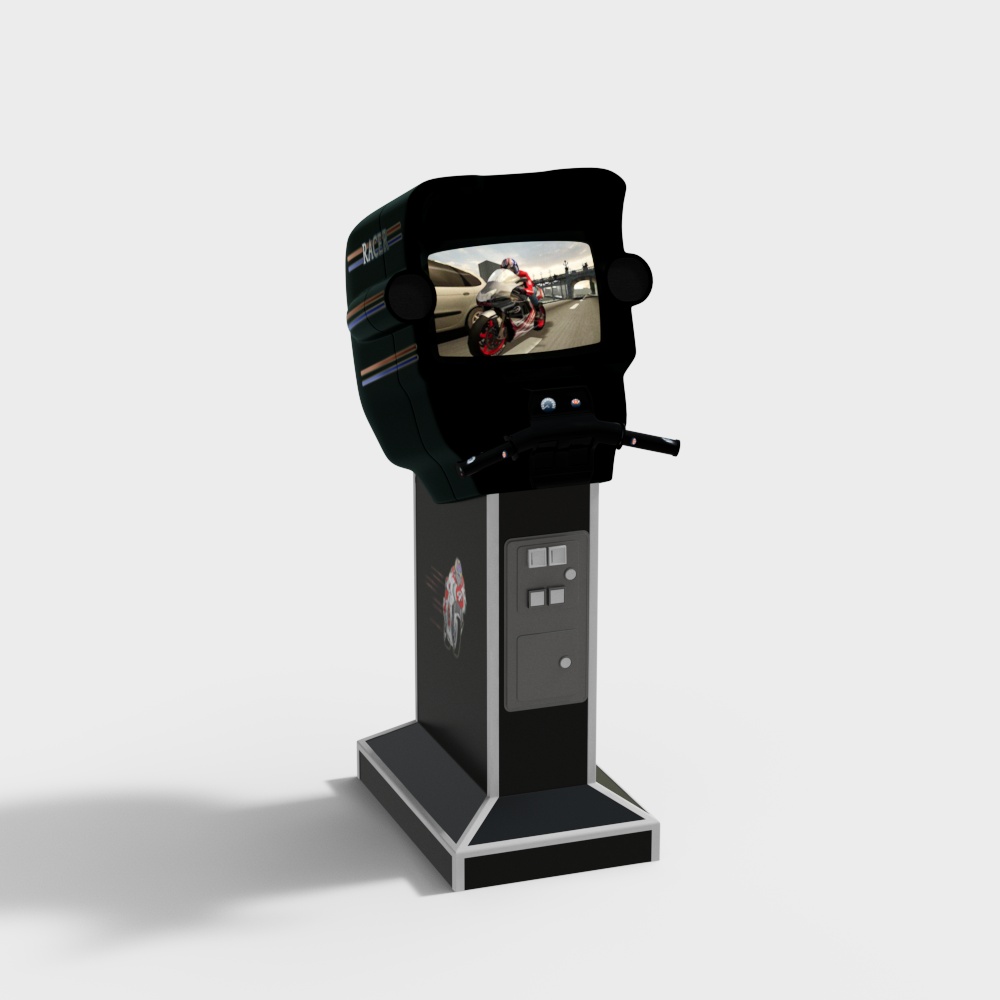 Arcade Racing Machine 3D model