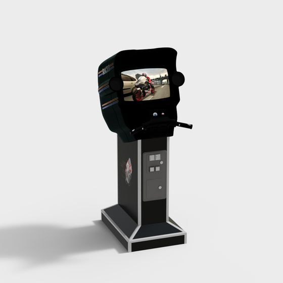 Arcade Racing Machine 3D model