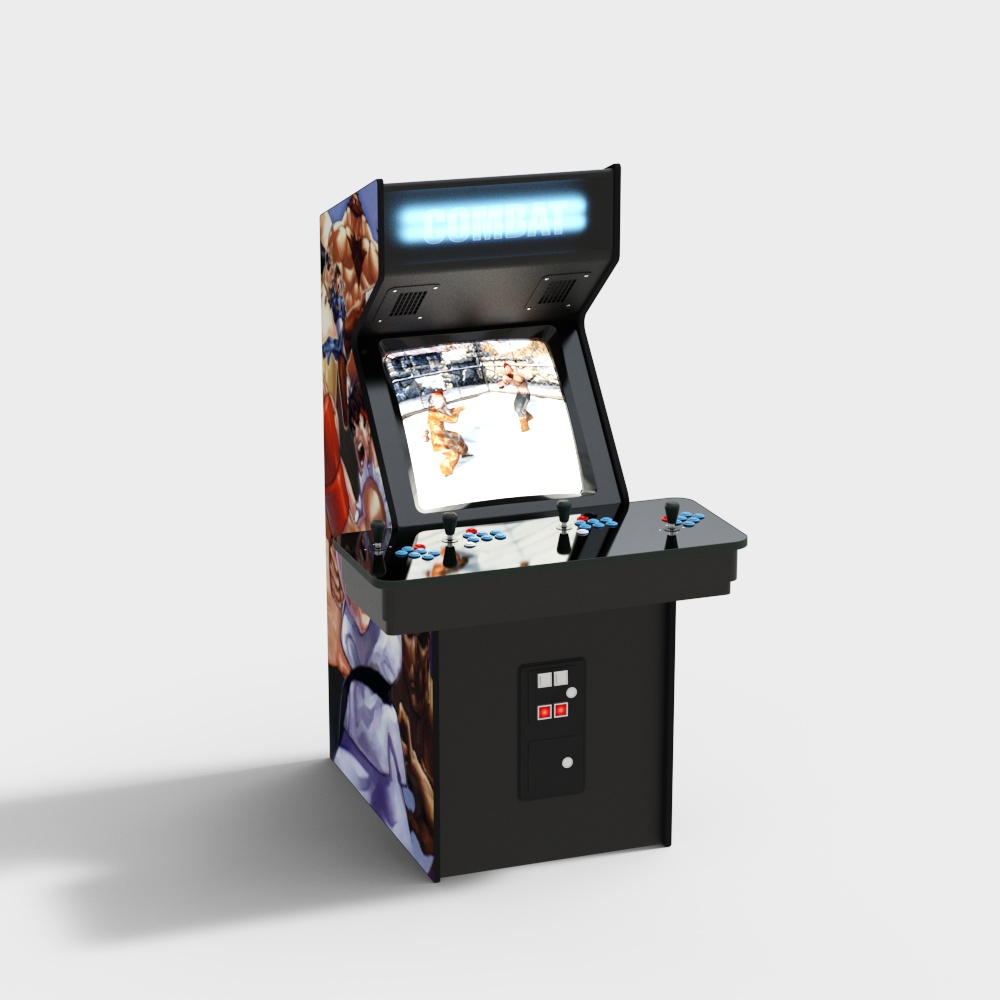 Video Game City Fighting Game Console