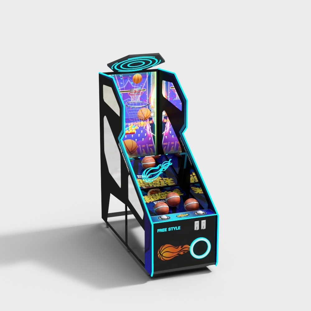 Arcade Basketball Machine 3D model