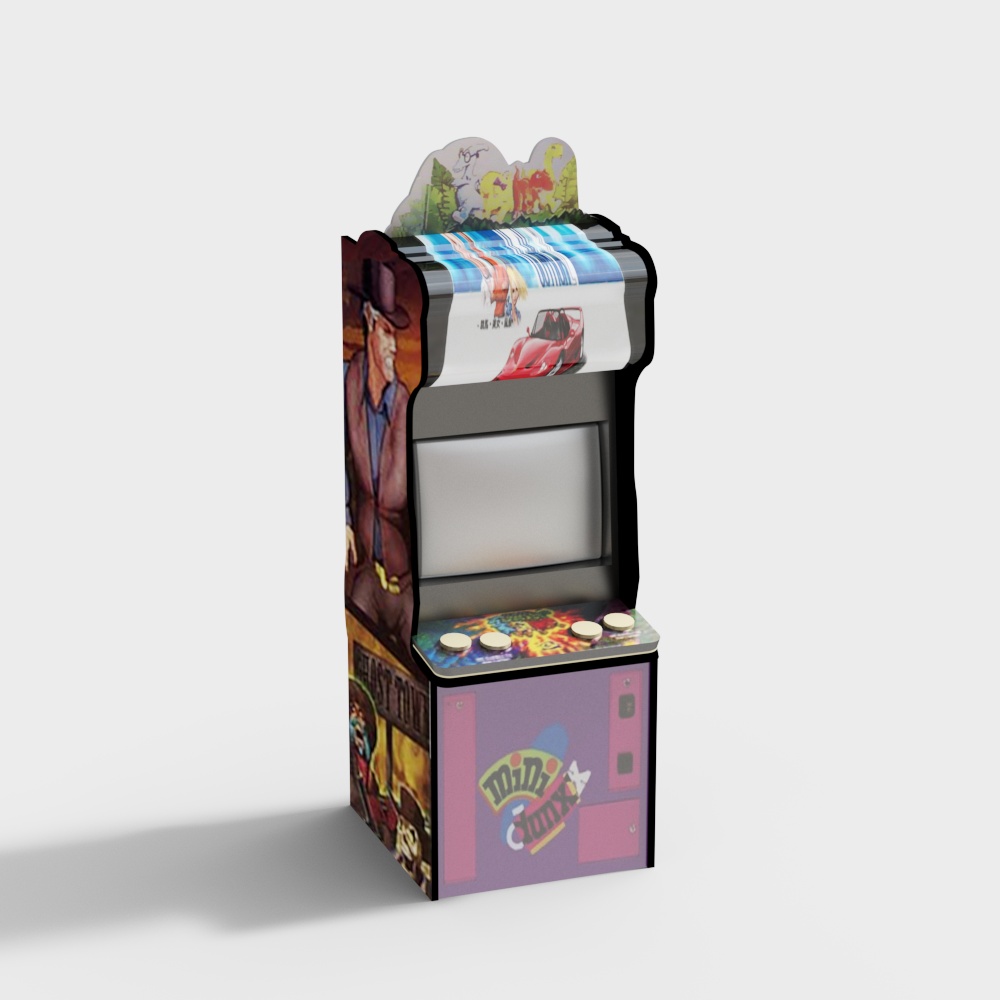 Video Game City Fighting Game Console