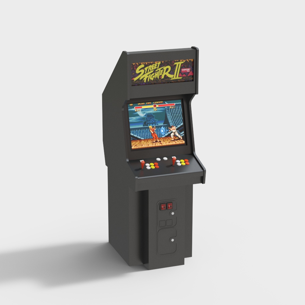 Video Game City Fighting Game Console