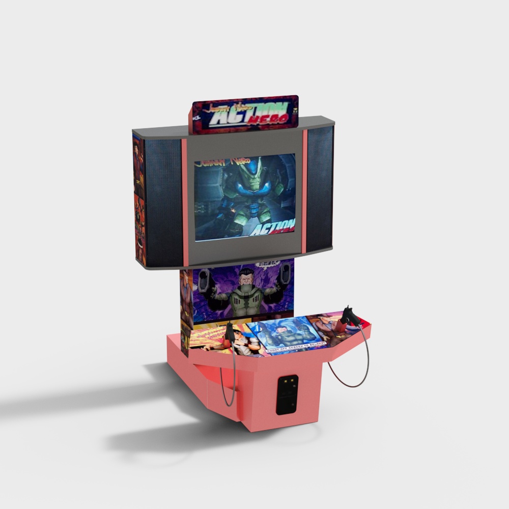 Arcade Hero 3D model