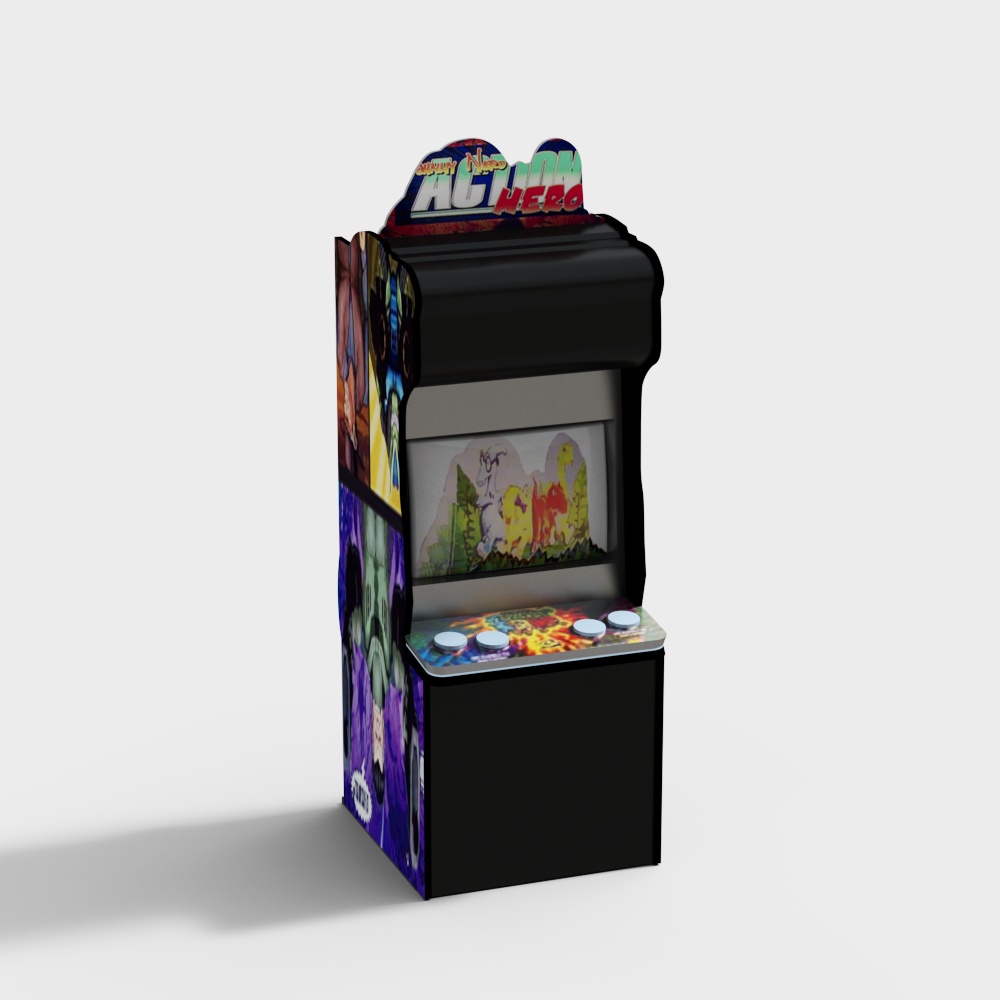 Video Game City Fighting Game Console