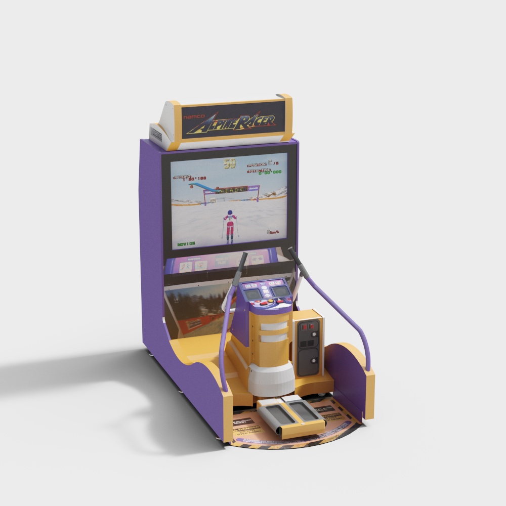Arcade Ski Racer 3D model