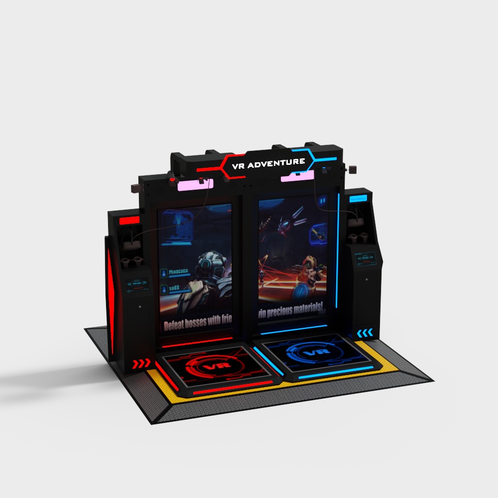 Cutting-Edge VR Adventure 3D model