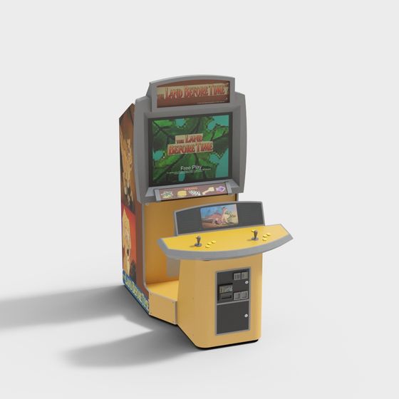 Arcade Machine: The Land Before Time 3D model