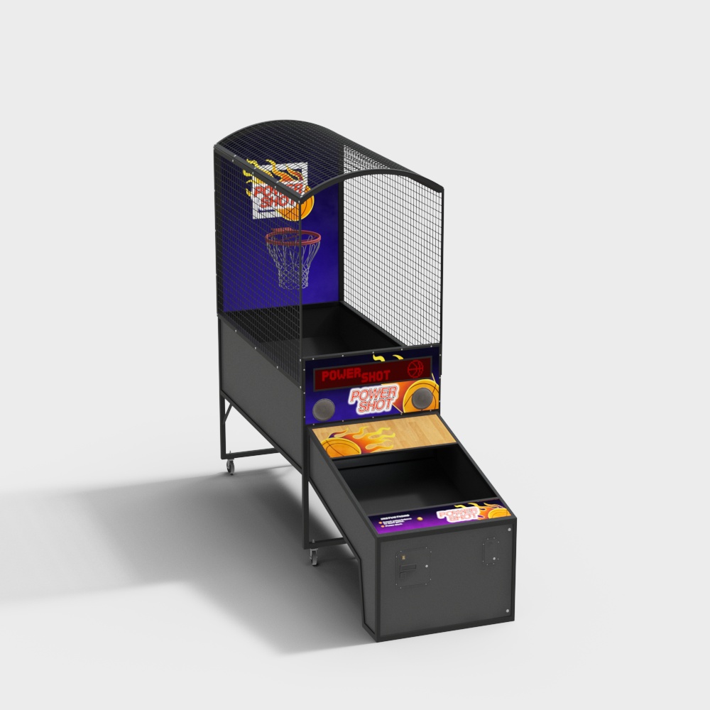 Arcade Basketball Machine 3D model