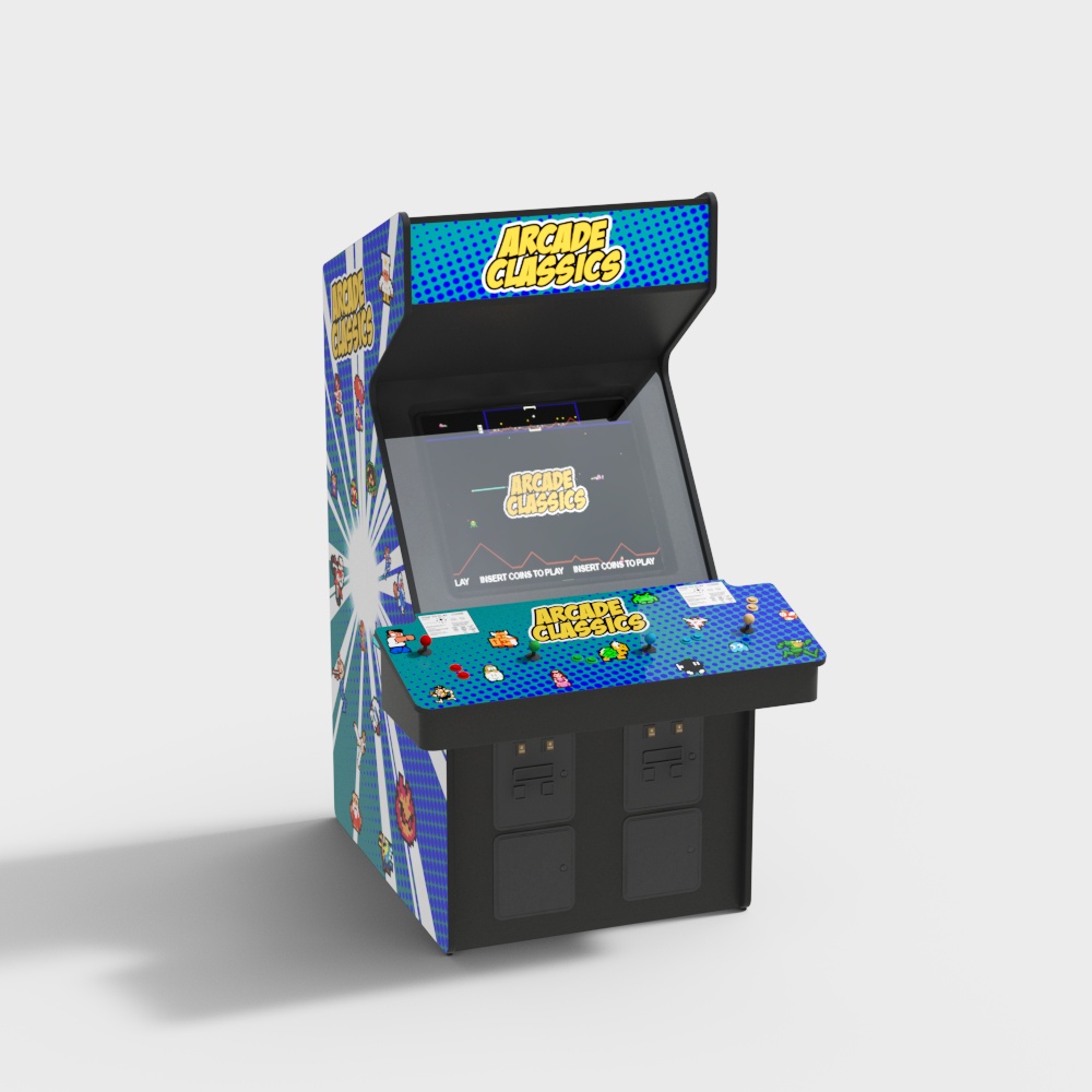 Video Game City Fighting Game Console