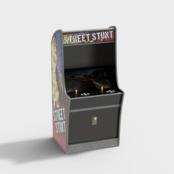 Street Stunt Arcade 3D model