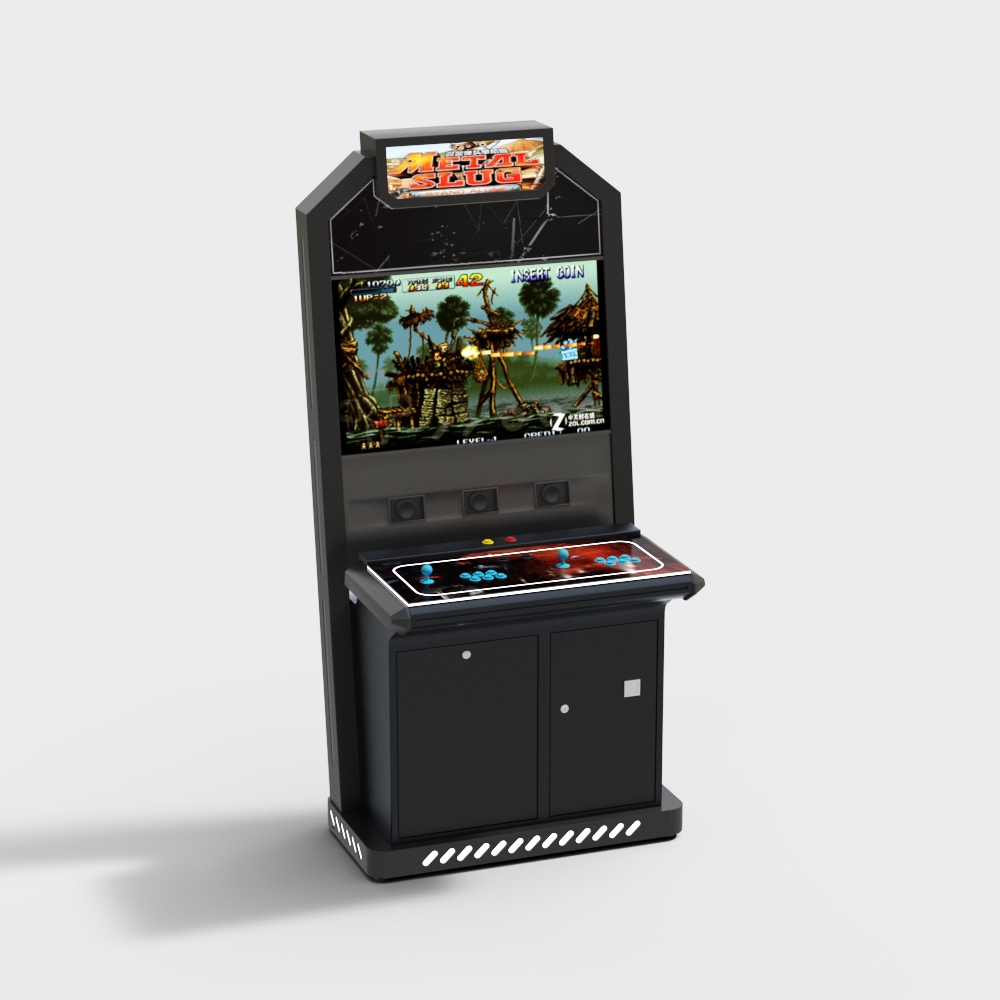 Arcade Cabinet Metal Slug 3D model