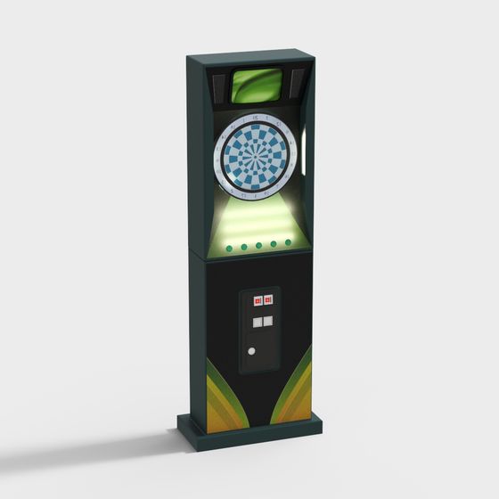 Stylish Electronic Dartboard 3D model for Creative Projects