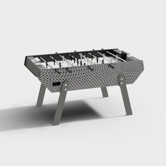 Urban Foosball 3D Model for Creative Projects