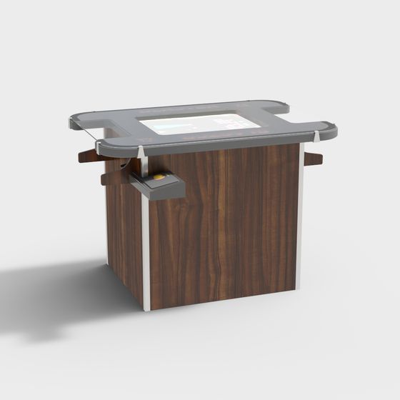 Smart Interactive Information Kiosk 3D model