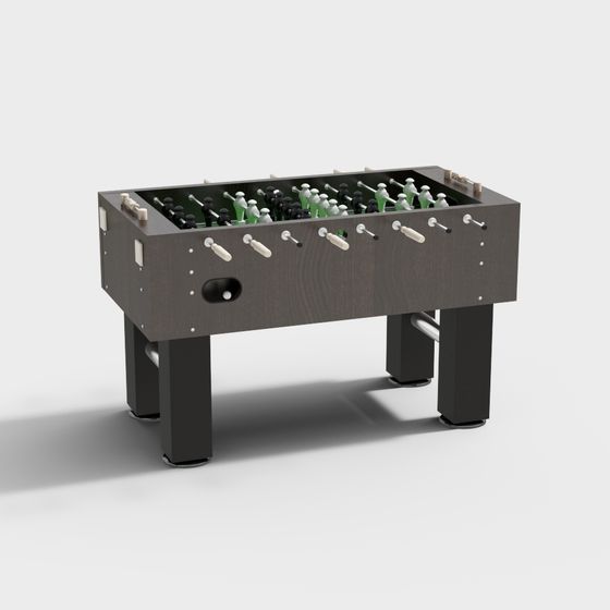 Gray Arcade Game Console 3D Model