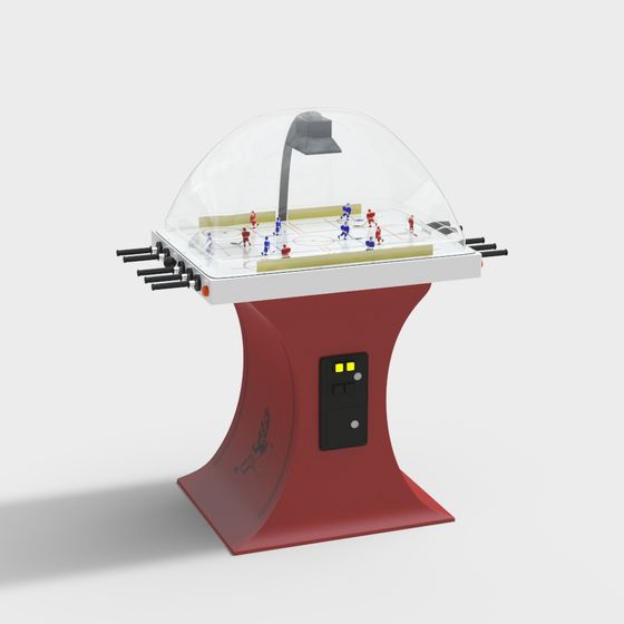 Charming Tabletop Air Hockey 3D model