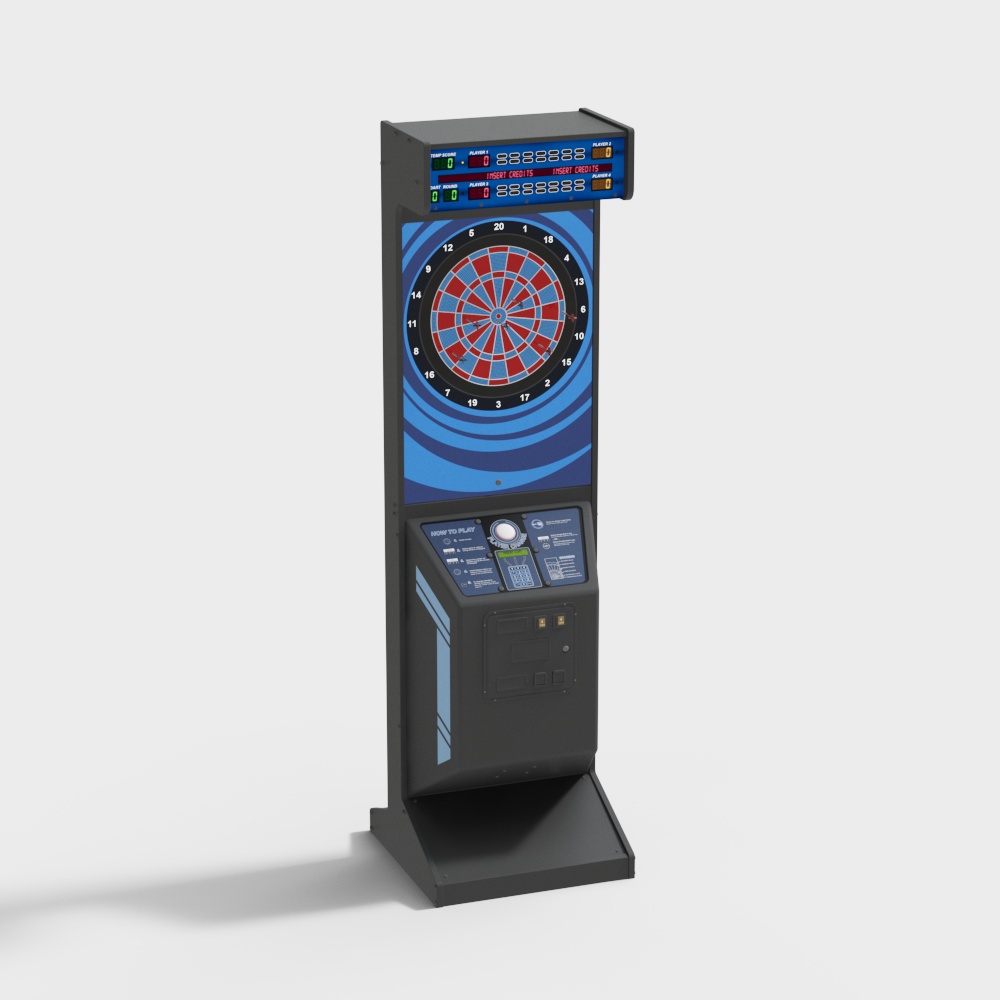 Digital Dart Machine 3D Model