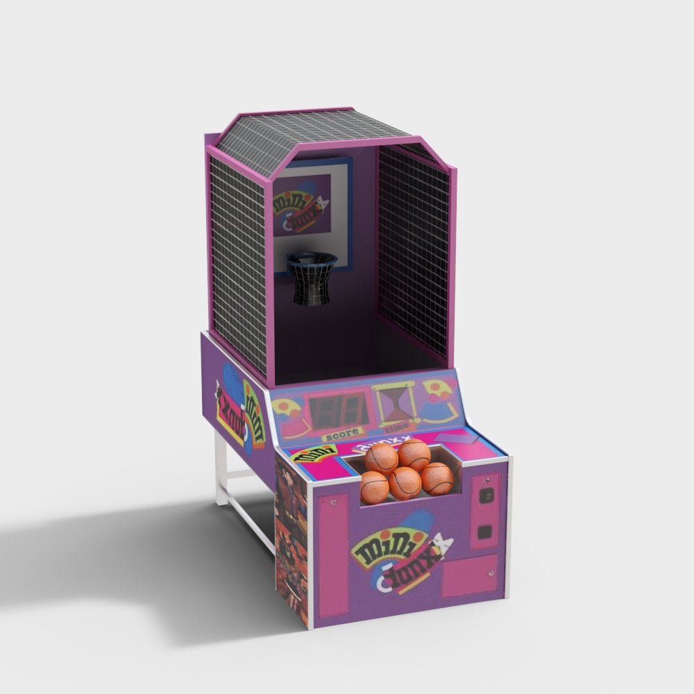 Arcade basketball machine