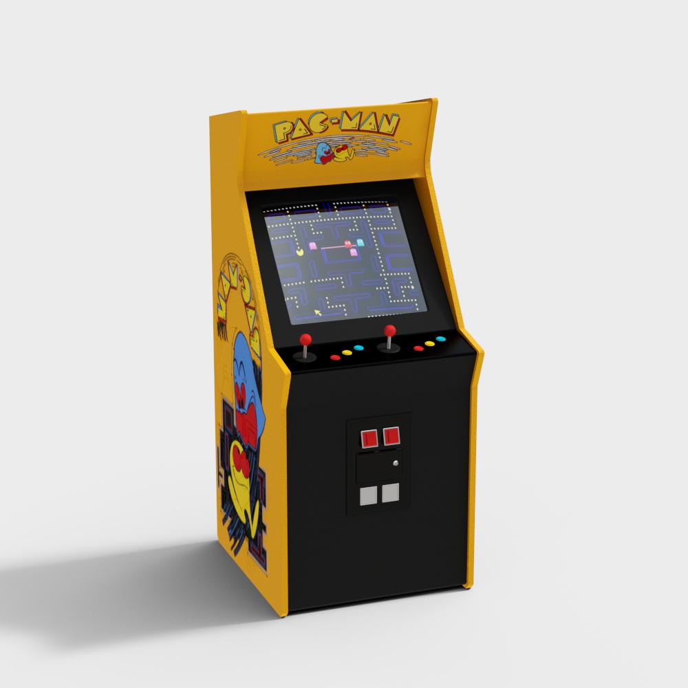 Pac-Man Arcade Machine 3D model