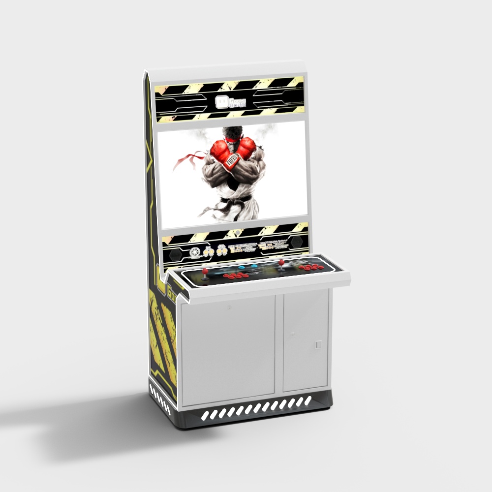 Video Game City Fighting Game Console