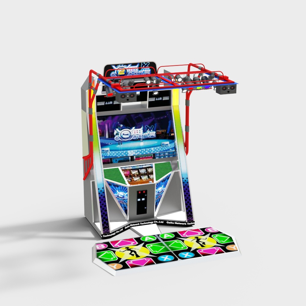 máquina de baile arcade