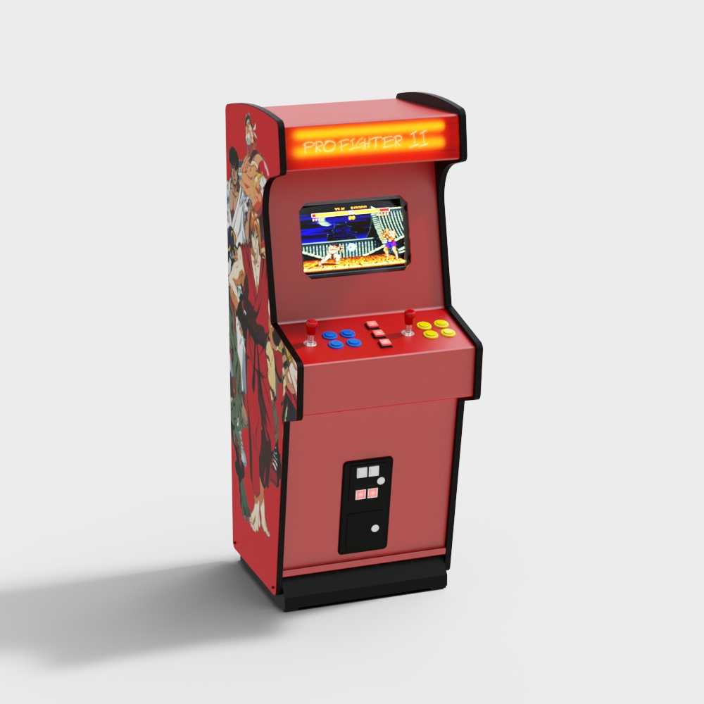 Video Game City Fighting Game Console