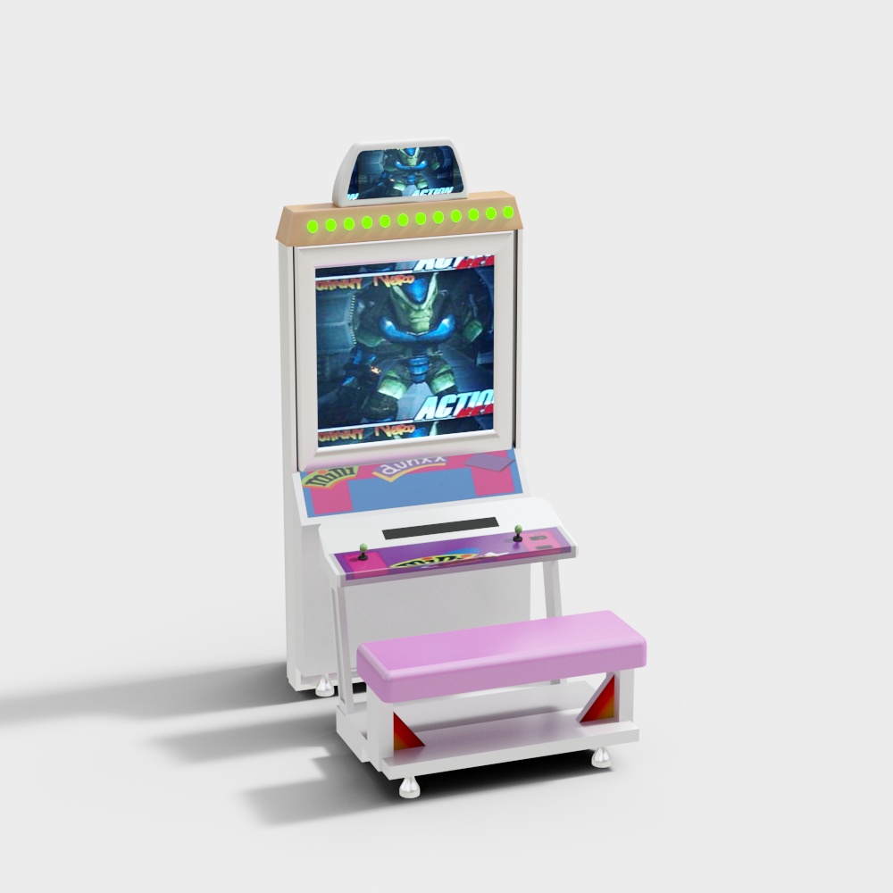 Video Game City Fighting Game Console