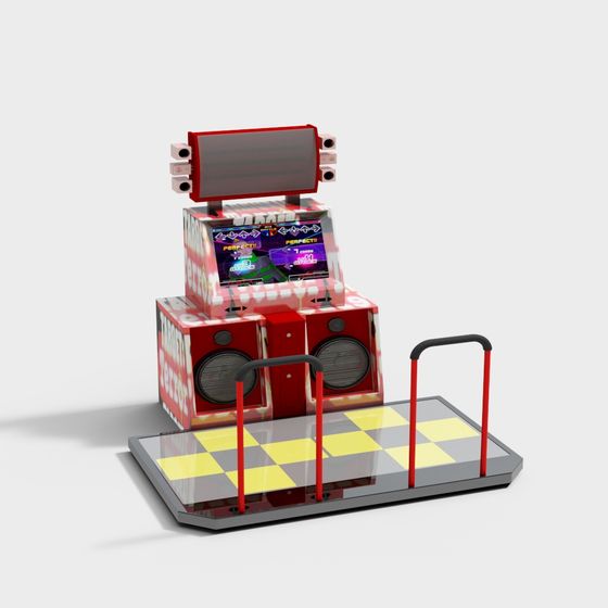 Vintage Arcade Machine 3D model for Creative Spaces
