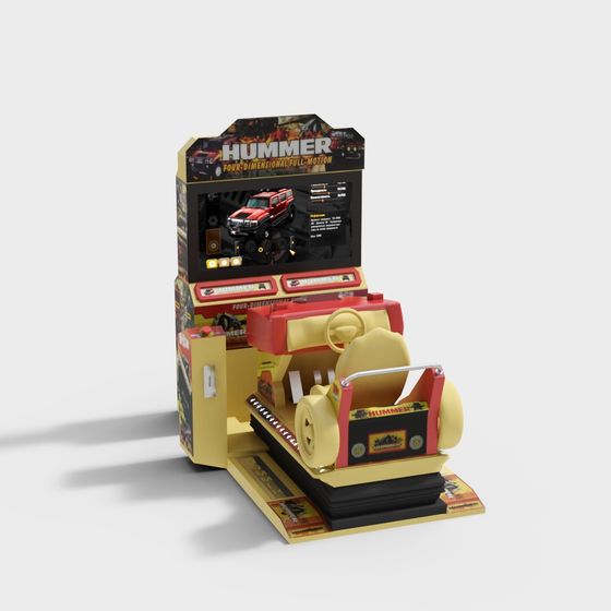 Hummer Arcade Machine 3D model
