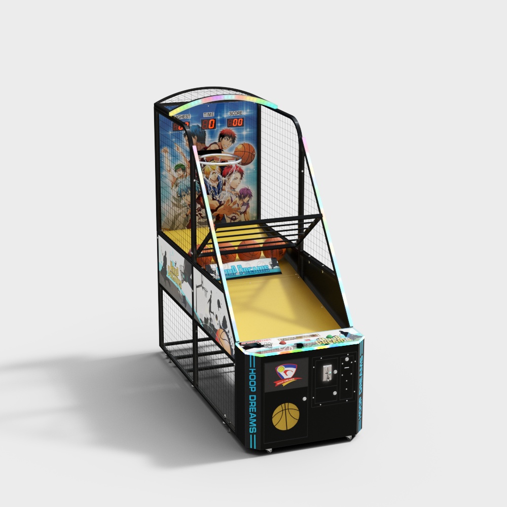 Arcade basketball machine