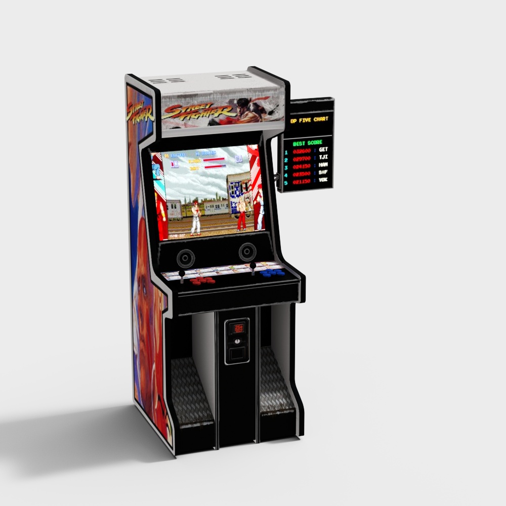 Video Game City Fighting Game Console