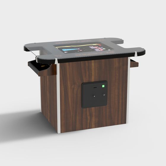 Vintage Arcade Cabinet 3D model