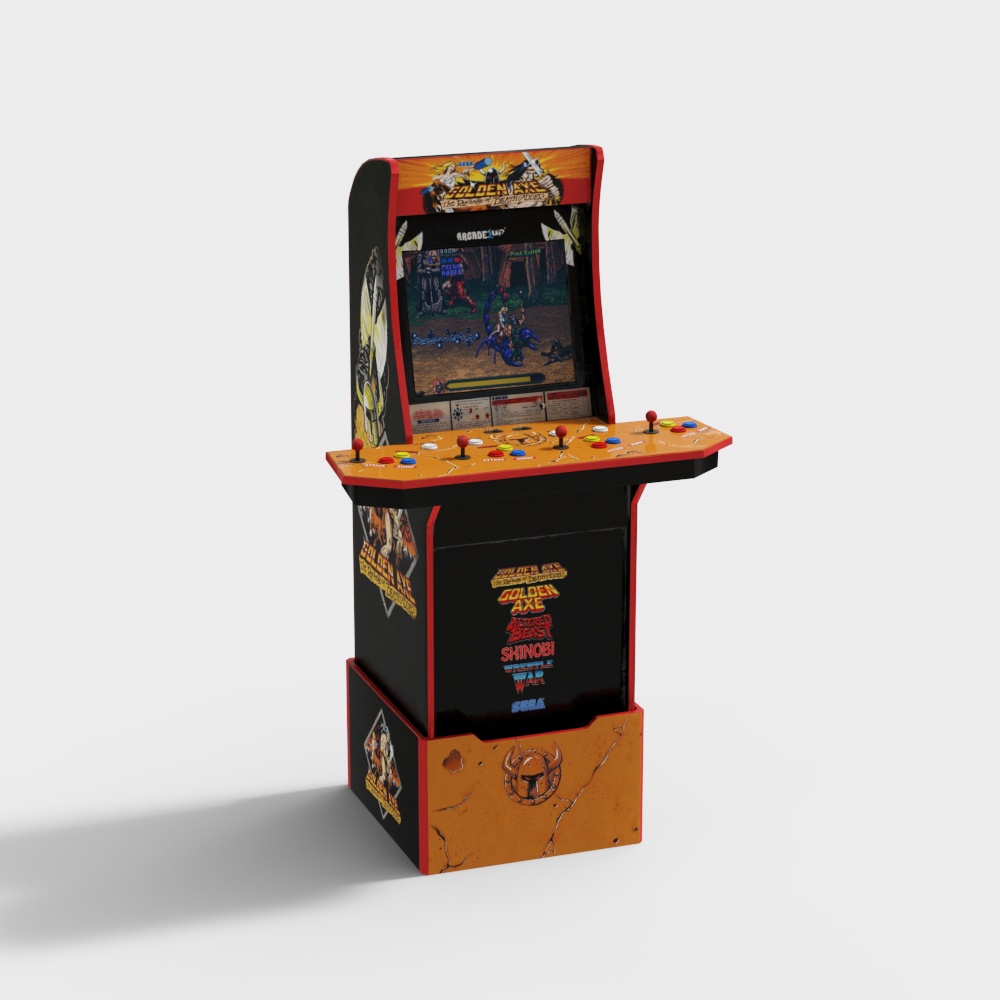 Video Game City Fighting Game Console