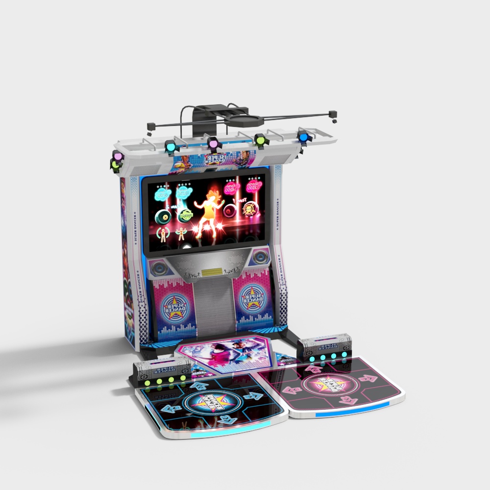 Dance Machine 3D model - Low Poly Masterpiece