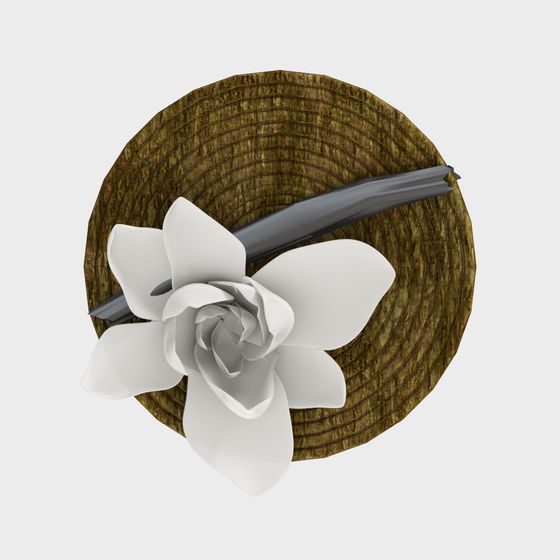 Forest Flower Low Poly 3D Model