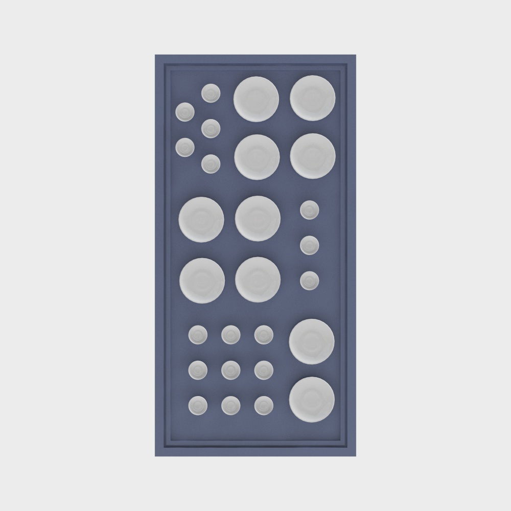 Wall decoration of restaurants