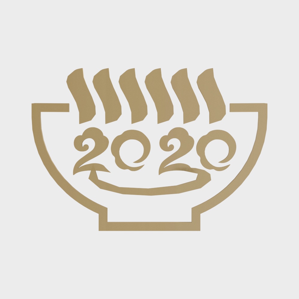 Wall decoration of restaurants