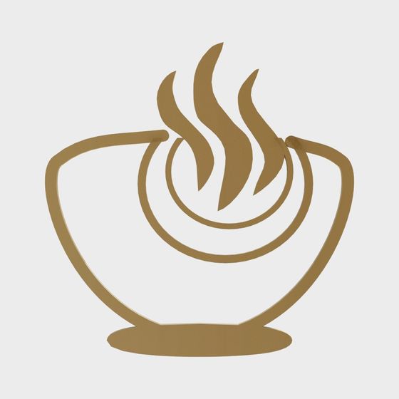 Elegant Warm Beverage Cup 3D model