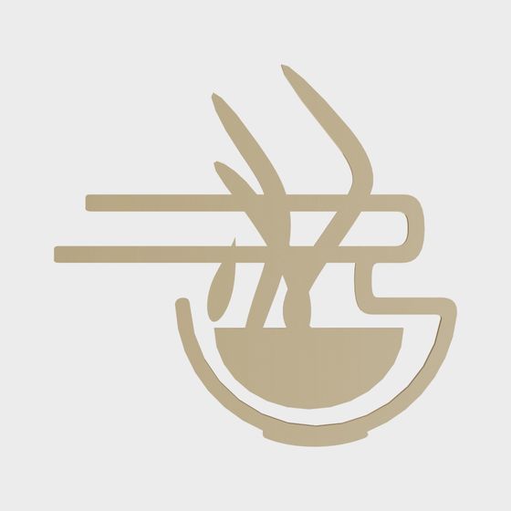 Steaming Noodle Bowl 3D model