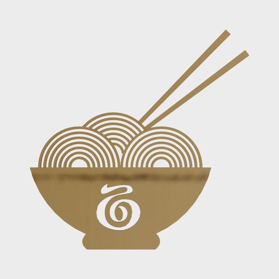 Delicious Low-Poly Ramen Bowl 3D model