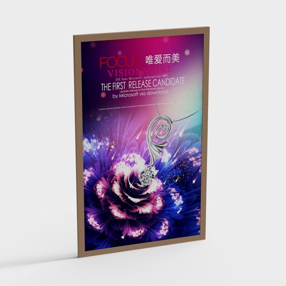 Vibrant Low-Poly Flower 3D Model