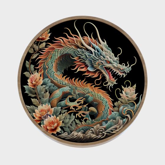 Majestic Dragon 3D Model for Artistic Creations