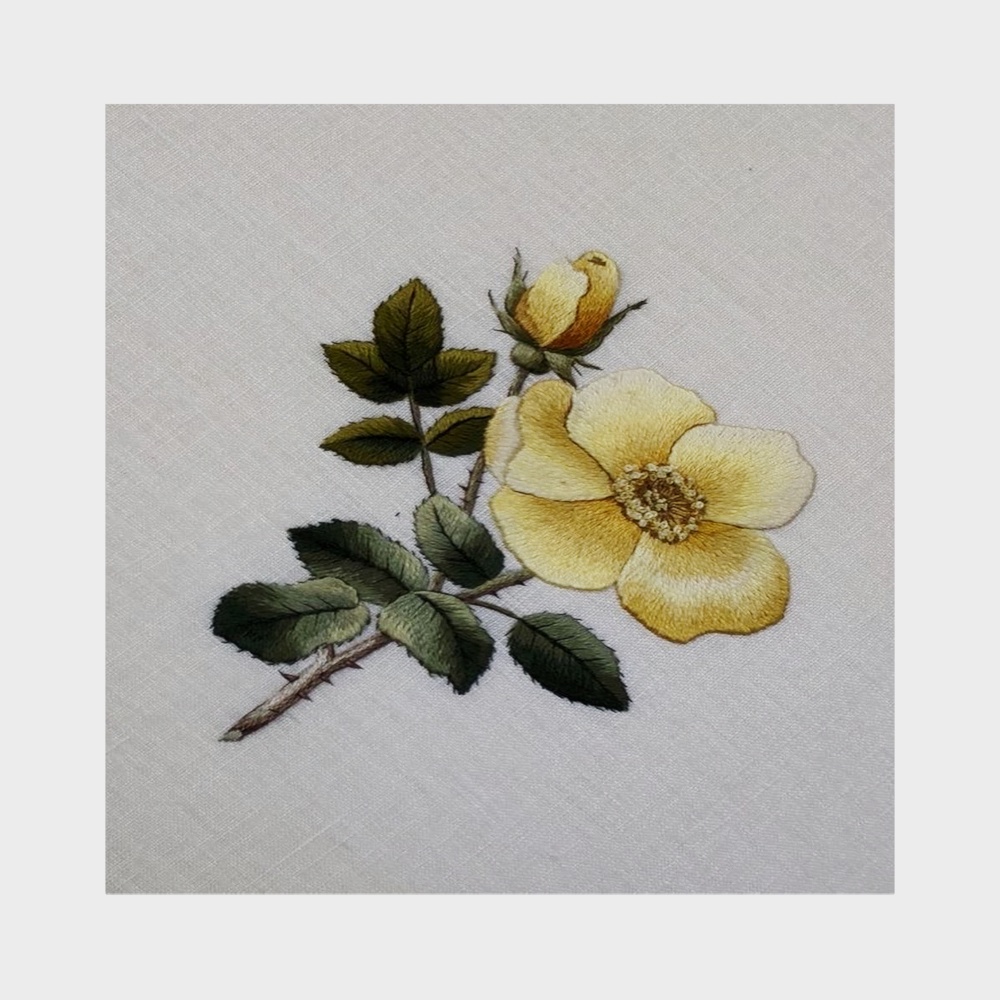 ปักดอกไม้